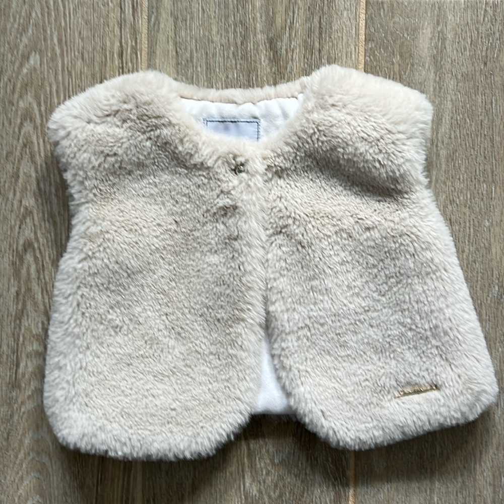 Mayoral Girls Fur Vest
